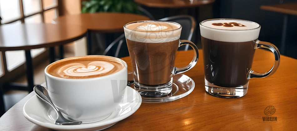 cappuccino vs latte vs mocha