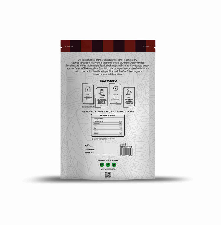 Energizing South Indian Coffee | Vibean Strong