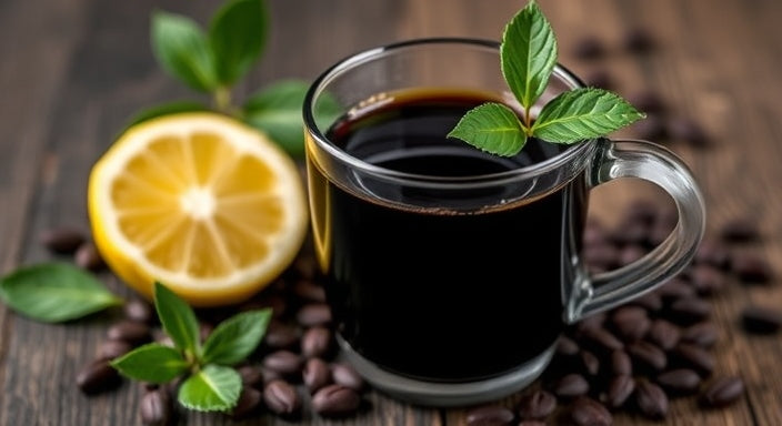 black coffee with lemon benefits