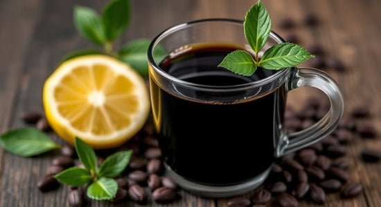 black coffee with lemon benefits