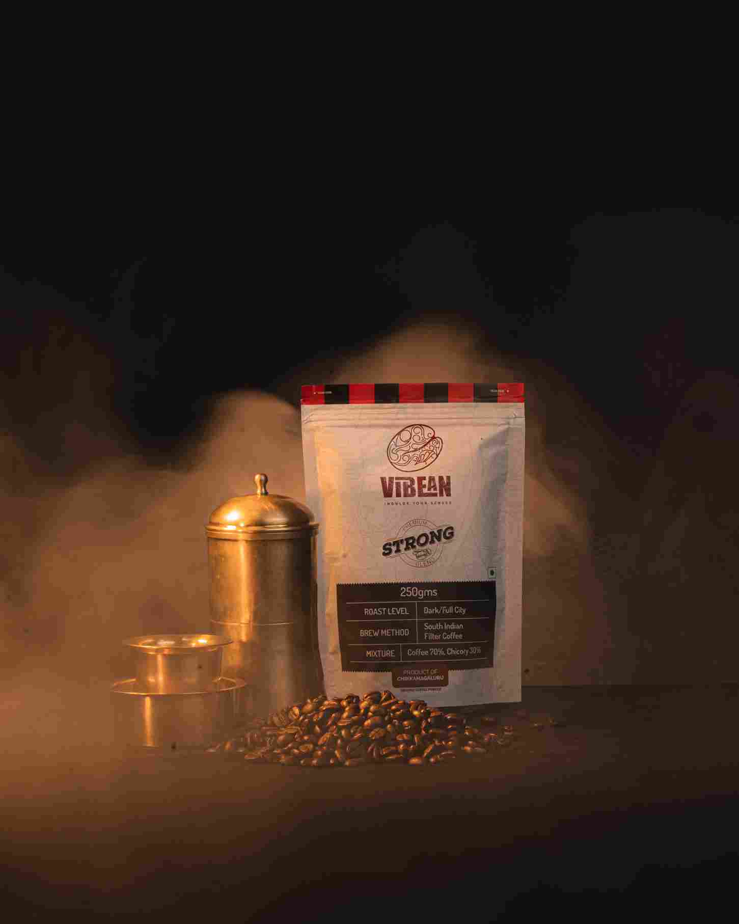 Bold Flavour Awaits: Explore Vibean Strong Coffee - Follow Us on Instagram